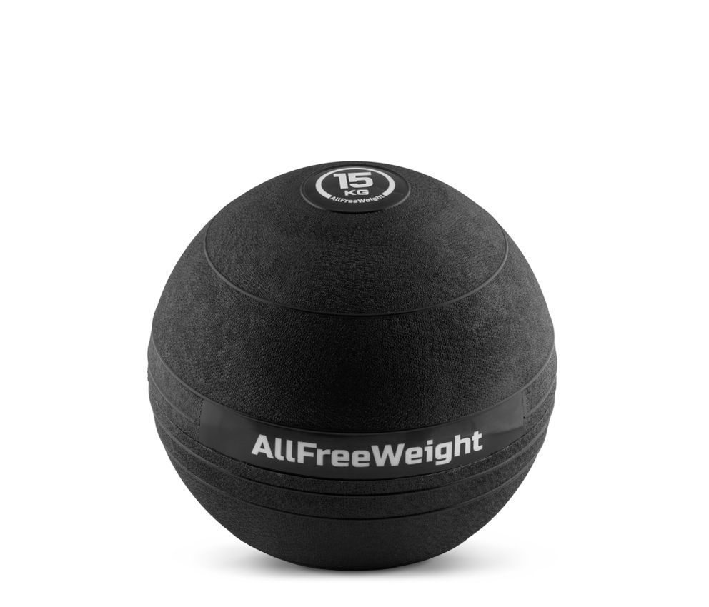 10542 - AFW Slam ball negro liso 15 kg